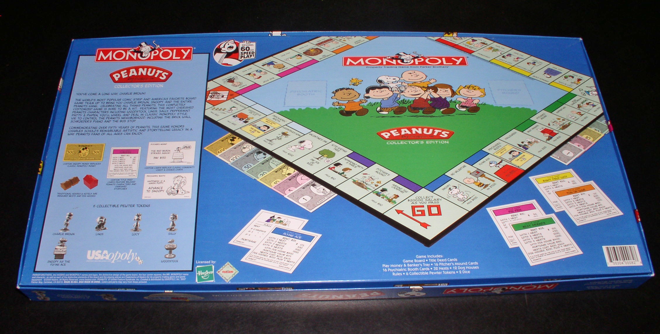 Monopoly - Peanuts Collector's Edition - Parker Brothers (2008)